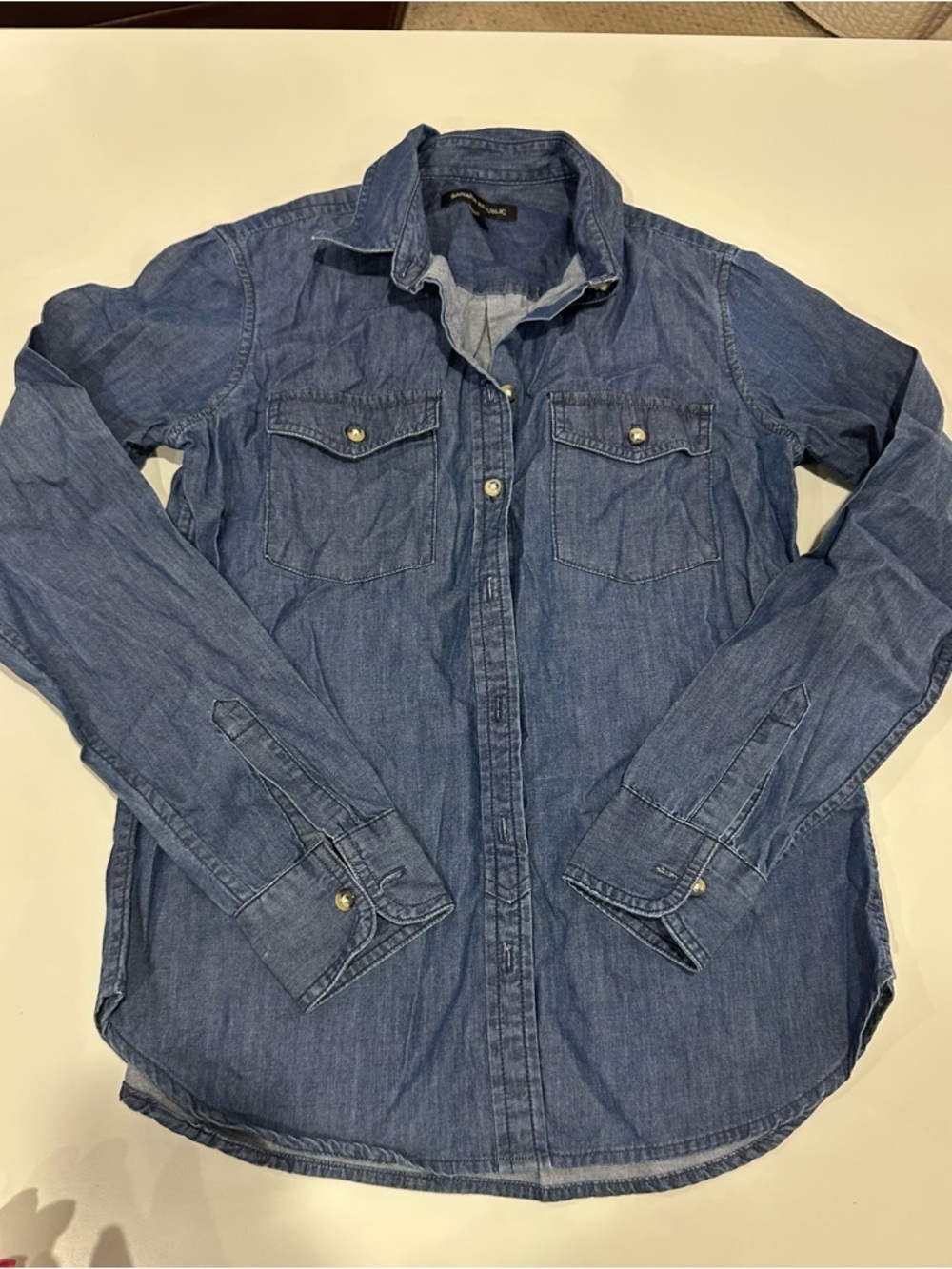 Banana Republic Indigo Denim Shirt
